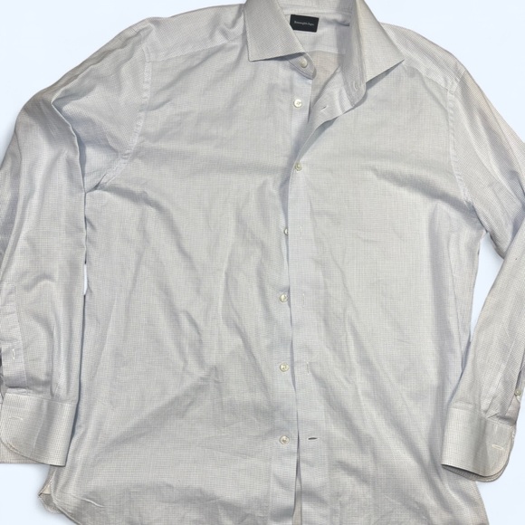Ermenegildo Zegna Men's Trofeo Cotton Dress Shirt 42/16.5 - Picture 2 of 6